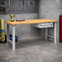Pracovný stôl so zásuvkou, VWB PK 1500 D, ilustračná foto