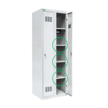 LOCKER SHELF H 300 | Police do šatní skříně s šířkou přihrádky 300 mm