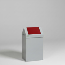 Kôš na separovaný odpad s červeným vekom, SELECT 90L RED