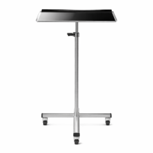 Nerezový stolík na inštrumenty, na kolieskach, HOSPI INSTRUMENT TABLE M SS