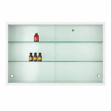 Závesná skriňa s presklenými dverami, WALLCAB M 500/1000/250 9003