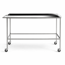 Nerezový stolík na kolieskach, HOSPI TROLLEY M SS