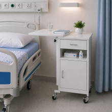 Noční stolek na kolečkách, BEDSIDE CAB M WE, ilustrační foto