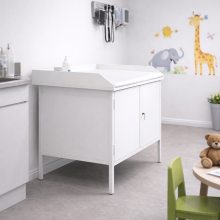 Prebaľovací stolík s uzamykateľnou skrinkou, HOPITAL CHANGING TABLE ZR LOCK, ilustračná foto