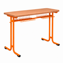 Školní lavice, dvoumístná, SCHOOLBENCH RM KAR FIX 2