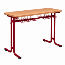 Školní lavice, dvoumístná, SCHOOLBENCH RM KAR FIX 2