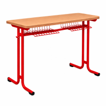 Školní lavice, dvoumístná, SCHOOLBENCH RM KAR FIX 2