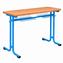 Školní lavice, dvoumístná, SCHOOLBENCH RM KAR FIX 2