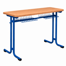 Školní lavice, dvoumístná, SCHOOLBENCH RM KAR FIX 2