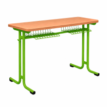 Školní lavice, dvoumístná, SCHOOLBENCH RM KAR FIX 2