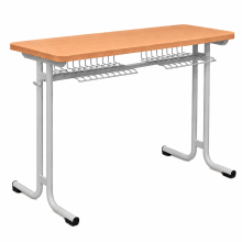 Školní lavice, dvoumístná, SCHOOLBENCH RM KAR FIX 2