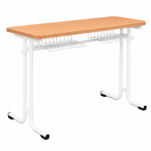 Školní lavice, dvoumístná, SCHOOLBENCH RM KAR FIX 2
