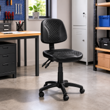 Průmyslová židle na kolečkách, WORKSEAT MB COMFORT R, ilustrační foto