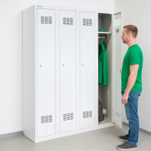 LOCKER H 4 | 4-dveřová šatní skříň s dlouhými dveřmi