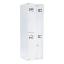 LOCKER H 2/4 | 4-dveřová šatní skříň s krátkými dveřmi