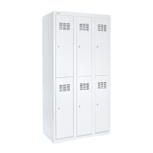 LOCKER H 3/6 | 6-dveřová šatní skříň s krátkými dveřmi