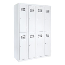 LOCKER H 4/8 | 8-dveřová šatní skříň s krátkými dveřmi