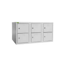 SHOEBOX H 3/6 | 3 + 3-dveřová skříň na obuv s šířkou přihrádky 300 mm