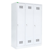LOCKER H 3 BW | 3-dveřová šatní skříň s přepážkou