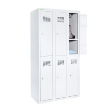 LOCKER H 3/6 | 6-dveřová šatní skříň s krátkými dveřmi