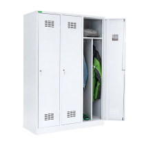 LOCKER H 3 BW | 3-dveřová šatní skříň s přepážkou