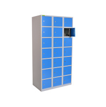 VBOX H 3/21 7035/5012 | 21-přihrádková skříň na úschovu cenností-modrá