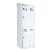 LOCKER H 2/4 | 4-dveřová šatní skříň s krátkými dveřmi