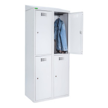 LOCKER M 2/4 400 | 4-dveřová šatní skříň s krátkými dveřmi