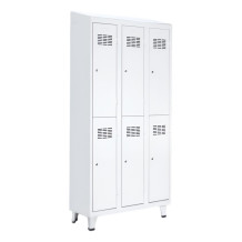 LOCKER H 3/6 | 6-dveřová šatní skříň s krátkými dveřmi