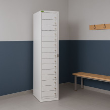 LAUNDRYCAB H 1/15 | 15-přihrádková skříň na výdej pracovního oblečení