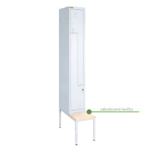 LOCKER H Z2 300 | 2-dveřová šatní skříň se Z-kovými dveřmi