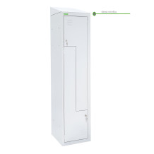 LOCKER H Z2 400 | 2-dveřová šatní skříň se Z-kovými dveřmi