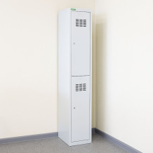 LOCKER H 1/2 | 2-dveřová šatní skříň s krátkými dveřmi