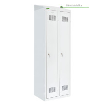 LOCKER H 2 | 2-dveřová šatní skříň s dlouhými dveřmi