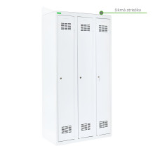 LOCKER H 3 | 3-dveřová šatní skříň s dlouhými dveřmi