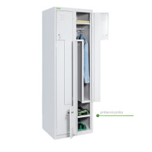 LOCKER H Z4 300 | 4-dveřová šatní skříň se Z-kovými dveřmi
