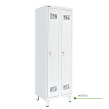 LOCKER H 2 | 2-dveřová šatní skříň s dlouhými dveřmi