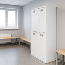 LOCKER M 2/4 400 | 4-dveřová šatní skříň s krátkými dveřmi