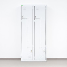 LOCKER H Z4 400 | 4-dveřová šatní skříň se Z-kovými dveřmi