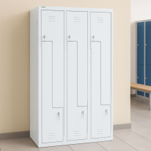 LOCKER H Z6 300 | 6-dveřová šatní skříň se Z-kovými dveřmi