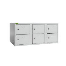 SHOEBOX H 3/6 400 | 3 + 3-dveřová skříň na obuv s šířkou přihrádky 400 mm