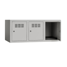 SHOEBOX H 3 | 3-dveřová skříň na obuv s šířkou přihrádky 300 mm