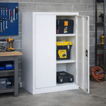 Skladovacia skriňa s 2 policami, STORECAB H 1000/800/420 GY, ilustračná foto