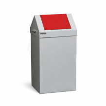 SELECT 90L RED | Koš na tříděný odpad s červeným víkem