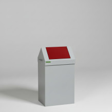 Kôš na separovaný odpad s červeným vekom, SELECT 90L RED