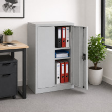 Archivačná skriňa s 2 policami, DOCUCAB H 1000/600/420 GY, ilustračná foto