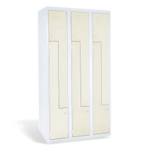 LOCKER H Z6 300 | 6-dveřová šatní skříň se Z-kovými dveřmi