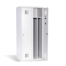 LOCKER M 2 BW │ 2-dveřová šatní skříň s přepážkou