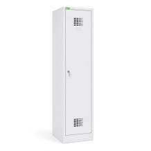 LOCKER M 1 BW | 1-dveřová šatní skříň s přepážkou