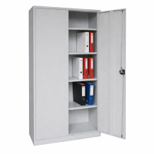 DOCUCAB H 1960/1000/500 GY | Velká kancelářská skříň se 4 policemi